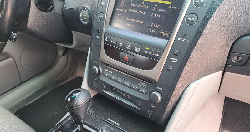 Lexus GS cena 33000 przebieg: 327500, rok produkcji 2005 z Lesko małe 154
